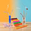20 Pcs Multicolour Silicone Straw Tips, Reusable Teeth Protectors Metal Straws Tips Covers, Prevent Scald Straw Covers Fit for 6mm Wide Stainless Steel Straws Disposable Drinking Straws view 4