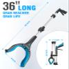 Kekoy 8 in 1 Hip Kit, Seniors Total Hip Replacement After Surgery with 36" Grabber Reacher Tool, Sock Aid Device, Leg Lifter, Long Handle Shoe Horn, Bath Sponge, Telescoping Back Scratcher(Blue) view 2
