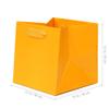 LFCXHTY Orange Square Gift Bag 12 in Paper Gift Box Large Square Bottom Kraft Paper Bags with Handles for Party Favor, Birthday Gift Bags (Orange, 12 x 12 x 12 in, 10 CT) view 2