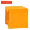 LFCXHTY Orange Square Gift Bag 12 in Paper Gift Box Large Square Bottom Kraft Paper Bags with Handles for Party Favor, Birthday Gift Bags (Orange, 12 x 12 x 12 in, 10 CT) view 3