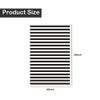 Bobobag 50 Sheets Full Size Gift Wrapping Black Tissue Paper Bulk for Gift Bags, Weddings Birthday Showers Arts Craft Party Decoration (Black Stripe, 20"X 28") view 2