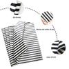 Bobobag 50 Sheets Full Size Gift Wrapping Black Tissue Paper Bulk for Gift Bags, Weddings Birthday Showers Arts Craft Party Decoration (Black Stripe, 20"X 28") view 3