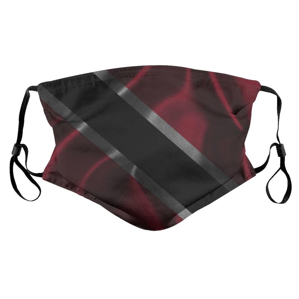 Trinidad Flag Face Mask Adult Reusable Dust Masks Outdoor Black