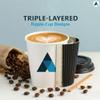 Nationwide Paper Coffee Cups with Lids, Insulated Ripple Hot Paper Cups, Disposable Cups for Takeaway Hot Drinks, (16oz-50 Pcs, Black) view 4