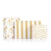 60 Sheets Gold Tissue Paper for Gift Bags - Versatile 15x20 inch White and Gold Christmas Wrapping Paper, Patterned & Printed for Festive Gift Wrap view 3