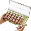 MURRI&MURRDI Large Weekly Pill Organizer with 21 Compartments, Travel 7 Day 3 Times a Day Medicine Case Daily Pill Dispenser Box Container for Vitamins, Fish Oils Green view 1