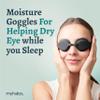 MyHalos Moisture Chamber Glasses for Dry Eyes - Sleep Mask for Dry Eyes - Reusable & Soft - Hydrating Sleeping Mask & Moisture Goggles for Men and Women - Patent Pending view 2