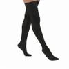 Juzo Naturally Sheer 15-20 mmHg Compression Stockings, Microdot Silicone Border, Thigh High, Closed Toe | Compression Socks for Aching or Swollen Legs, Minor Varicosities | Black, X-Large (V) view 1