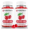 PUREFINITY Tart Cherry Gummies  Uric Acid Flush for Joint Relief & Recovery, Raw Juice Extract Antioxidant  Non-GMO, Gluten Free, Vegan, 60 Count (Pack of 2) view 1