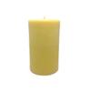 3.75" Yellow Ylang Ylang Scented Aromatherapy Pillar Candle view 1