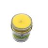 Bear Natural Organics 6" Golden Yellow Cinnamon Scented Aromatherapy Container Candle view 2