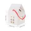 15 Pcs House Shaped Candy Box Small Kraft Paper Boxes 3 Inch House Treat Boxes Party Favors Cookie Boxes for Wrapping Wedding Xmas Party Supplies view 2