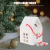 15 Pcs House Shaped Candy Box Small Kraft Paper Boxes 3 Inch House Treat Boxes Party Favors Cookie Boxes for Wrapping Wedding Xmas Party Supplies view 4