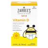 Zarbee's Vitamin D Drops for Infants, 400IU (10mcg) Baby & Toddler Liquid Supplement, Newborn & Up, Dropper Syringe Included, Pack of 2 0.47 Fl Oz Bottles view 2