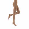 Juzo Naturally Sheer 20-30 mmHg Compression Stockings, Pantyhose, Open Toe | Compression Socks for Women/ Men for Tired, Aching or Swollen Legs, Moderate Varicosities | Beige, Small (II) view 1