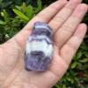 GAF TREASURES Wholesale Chevron Amethyst Points, 2-3" Natural Chevron Amethyst Points, Raw Chevron Amethyst Points Healing Crystals (Chevron Amethyst Points, 5 Points) view 2