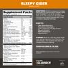 MTN OPS Slumber Sleep Aid for Muscle Recovery & Deep Sleep, Sleepy Cider Sleep Support Powder Drink Mix, 30 Servings view 3