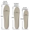 1 Pair Regular Fit Insoles Plantar Fasciitis Orthotics PU Memory Foam Comfort Shoe Inserts for Men and Women, Cushioned Arch Support, Shock Absorption and Foot Pain Relief (Men 8-12/Women 9-14) view 3