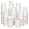 JOLLY CHEF 300 Pack Disposable Paper Coffee Cups White 12 oz Hot Beverage Paper Cups for Water, Ideal for for Thanksgiving, Christmas, Parties view 1