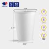 JOLLY CHEF 300 Pack Disposable Paper Coffee Cups White 12 oz Hot Beverage Paper Cups for Water, Ideal for for Thanksgiving, Christmas, Parties view 2