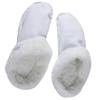 BESTOYARD 1 Pair Slippers Slip- on Clog Inserts Fluffy Boot Insoles Wool Insoles for Women Shoes Inserts Sandals for Women Foot Inserts for 's Panel Plush White Comfortable view 1