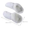 BESTOYARD 1 Pair Slippers Slip- on Clog Inserts Fluffy Boot Insoles Wool Insoles for Women Shoes Inserts Sandals for Women Foot Inserts for 's Panel Plush White Comfortable view 2