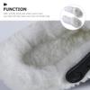 BESTOYARD 1 Pair Slippers Slip- on Clog Inserts Fluffy Boot Insoles Wool Insoles for Women Shoes Inserts Sandals for Women Foot Inserts for 's Panel Plush White Comfortable view 3