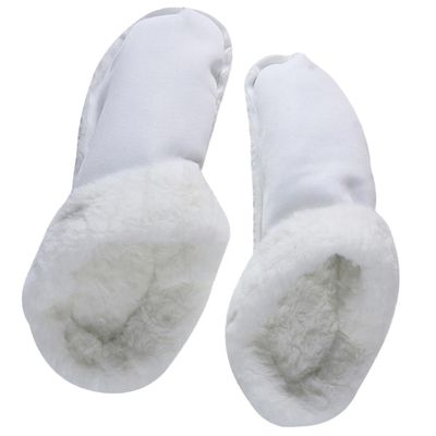BESTOYARD 1 Pair Slipper Insoles Replacement Fur Slipper Insoles Sole Inserts Fuzzy Clogs Liners Shoe Filler Furry Plush White Man s Sports Shoes