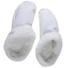 BESTOYARD 1 Pair Slipper Insoles Replacement Fur Slipper Insoles Sole Inserts Fuzzy Clogs Liners Shoe Filler Furry Plush White Man s Sports Shoes view 1