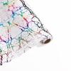 3 Rolls Birthday Wrapping Paper Roll - 17 in X 120 in Per Roll - Sparkly Rainbow Holographic Wrapping Paper for Girls Kids Birthday Gift Wrap view 3