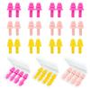 Ear Plugs for Sleeping,12 Pair Earplugs Noise Canceling Soft Silicone Ear Plug Reusable Earplugs for Sleep,Concert,Swimming,Study,Loud Noise,Snoring(Yellow Pink Rose Red) view 1