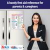 2-Pack First Aid Fridge Magnets  CPR, Choking, Poisoning, Burns, Dental Injuries, Infants, Children  Laminated 8.5 x 11  Home Daycare Supplies view 3