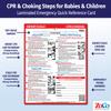 2-Pack First Aid Fridge Magnets  CPR, Choking, Poisoning, Burns, Dental Injuries, Infants, Children  Laminated 8.5 x 11  Home Daycare Supplies view 4
