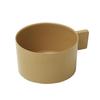ideaco Cereal Soup Salad Cup, Diameter 4.9 x Height 2.4 x Width 4.9 inches (10 x 6 x 12.6 cm), Capacity 11.8 fl oz (350 ml), usumono mug bowl soil beige view 1