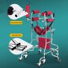 Anti-tilt Walking Frame, Adjustable Height Width, Lower Limb Trainer Rehabilitation Auxiliary Equipment, for Elderly, Handicapped view 3