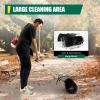 52CC 2.3HP Gasoline Powered Sweeper, 1.7KWHand-held Lawn Sweeper with Air Filter & Manual Puller, Artificial Turf Sweeper Gasoline Powered Broom for Leaf Turf Gravel Snow view 4