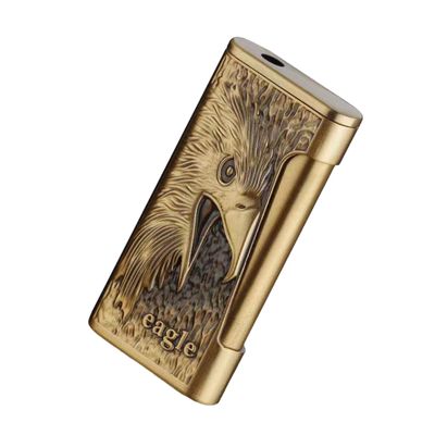 ASHILD Butane Torch Lighter - Cool Eagle Head Flame Jet With Adjustable Windproof Design for Fireplace, Camping, BBQ - Gifts for Men (No Gas)