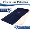 Savinelli Magic Cloth - Pipe Polishing Cloth Infused with Wax for Wood Care, 2 in 1 Briar Pipe Protective Cleaning Cloth view 2