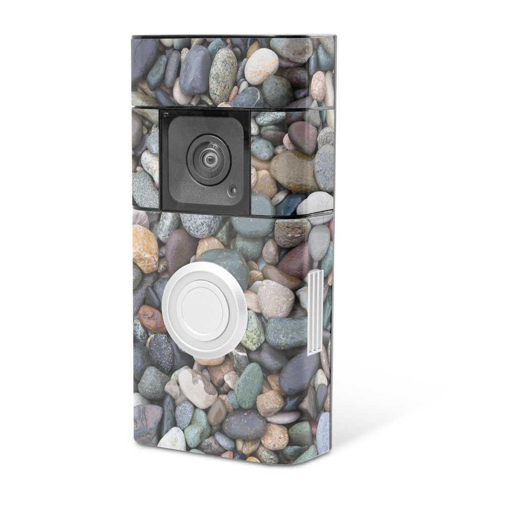 MightySkins Skin Compatible with Ring Video Doorbell Plus - Riverbed | Protective, Durable, and Unique Vinyl Decal wrap Cover | Easy to Apply, Remove, and Change Styles