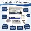 Savinelli Pipe Dopp Kit - Wood Pipe Cleaning and Care Set: Polishing, Cleaners, Reamer, Cloths, Anniversary Tin - Cleaning Set For Briar Wood Pipes view 2