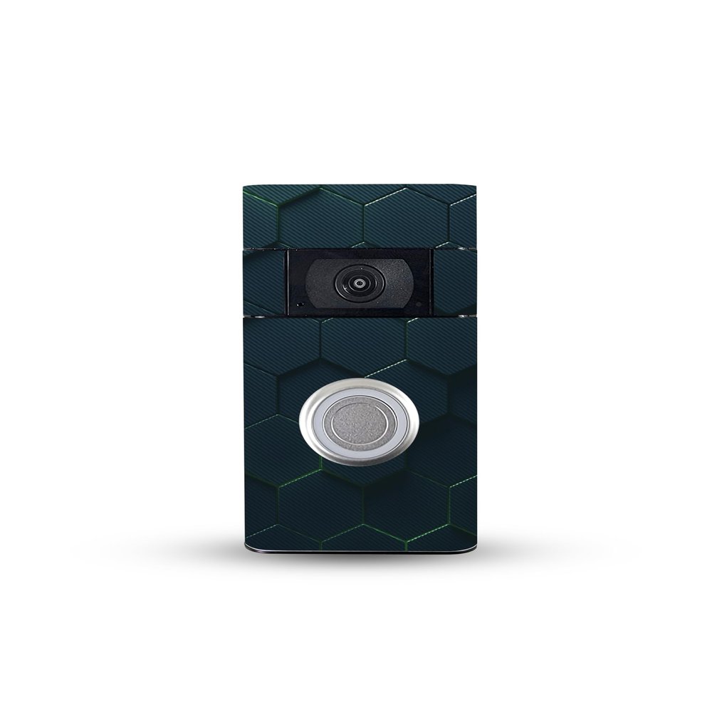 MightySkins Skin Compatible with Ring Video Doorbell (2nd Generation) - Acid Hex | Protective, Durable, and Unique Vinyl Decal wrap Cover | Easy to Apply, Remove, and Change Styles