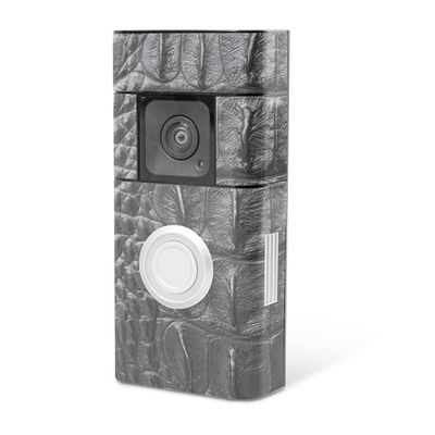 MightySkins Skin Compatible with Ring Video Doorbell Plus - Gator Back | Protective, Durable, and Unique Vinyl Decal wrap Cover | Easy to Apply, Remove, and Change Styles