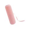 Beatifufu 1pc Portable Travel Toothbrush Storage Box Durable Toothbrush Holder and Brushing Mug Creative Pink Cup for Home and Travel Use Compact Design for and Storage view 1