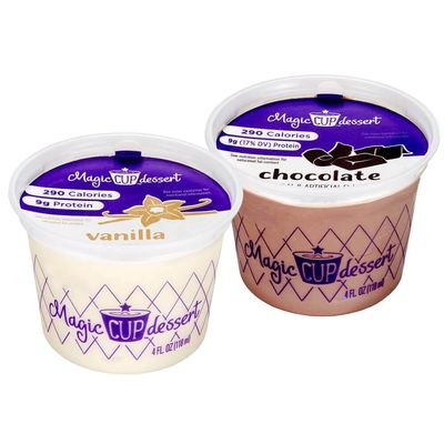Magic Cup Variety Pack, 4 oz. cup (Pack of 24) (12 Vanilla, 12 Chocolate)
