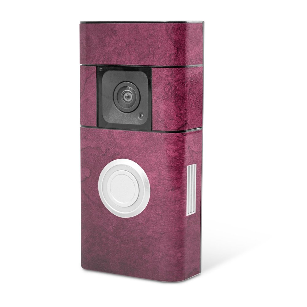 MightySkins Skin Compatible with Ring Video Doorbell Plus - Pink Gravel | Protective, Durable, and Unique Vinyl Decal wrap Cover | Easy to Apply, Remove, and Change Styles