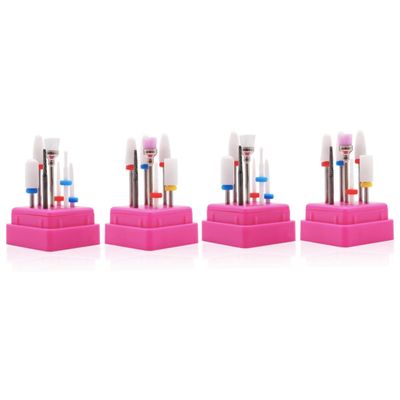 minkissy 2sets Nail Drill Bits Electric Nail Files Professional Grinding for Manicure and Pedicure for Art Shops and Personal Use