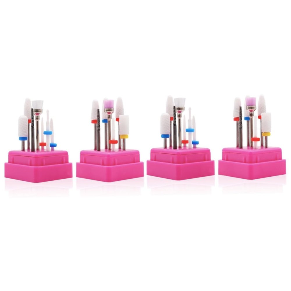 minkissy 2sets Nail Drill Bits Electric Nail Files Professional Grinding for Manicure and Pedicure for Art Shops and Personal Use