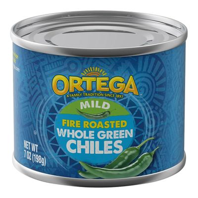 Fire Roasted Whole Green Chiles, Mild, 7 Ounce (Pack of 6)