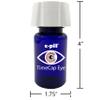 e-Pill TimeCap Eye Reminder & Guide | Aid for Precise Eyedrop Application (Blue Reminder & Guide) view 2