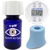 e-Pill TimeCap Eye Reminder & Guide | Aid for Precise Eyedrop Application (Blue Reminder & Guide) view 3